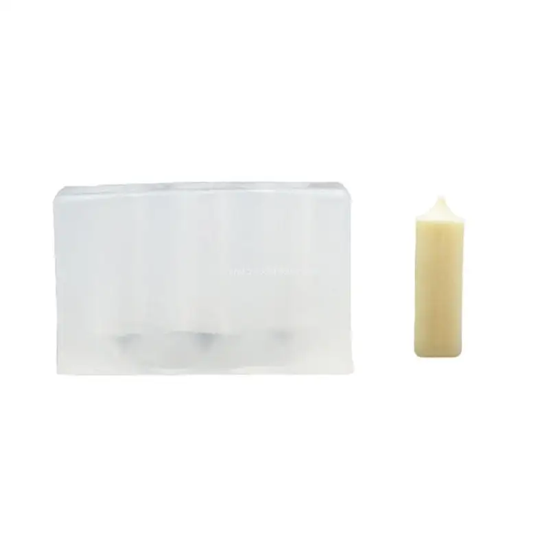 

3D Cylinder Silicone Mold for Candle Making Epoxy Resin Casting Molds DIY Candle Dropship