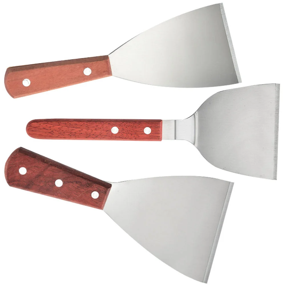 

Barbecue Spatula Shredded Cake Shovels Grill Turner Cooking Stainless Steel Spatulas Teppanyaki Baking Tools Egg Skillet