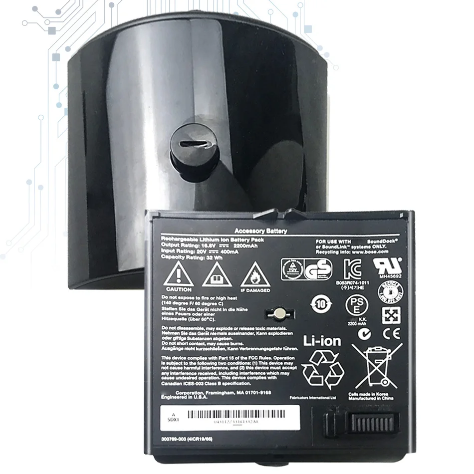 350160-1100 002/300770-001 Сменный аккумулятор для BOSE SounDock Soundlink Air 2200 мАч