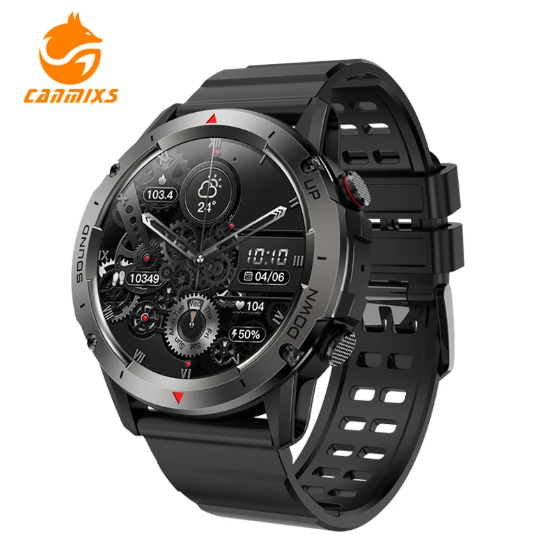 

Canmixs Smart Watch for Men Bluetooth Call IP68 Waterproof fitness Modes Health 1.39inch Sport smartwatch women For Android iOS