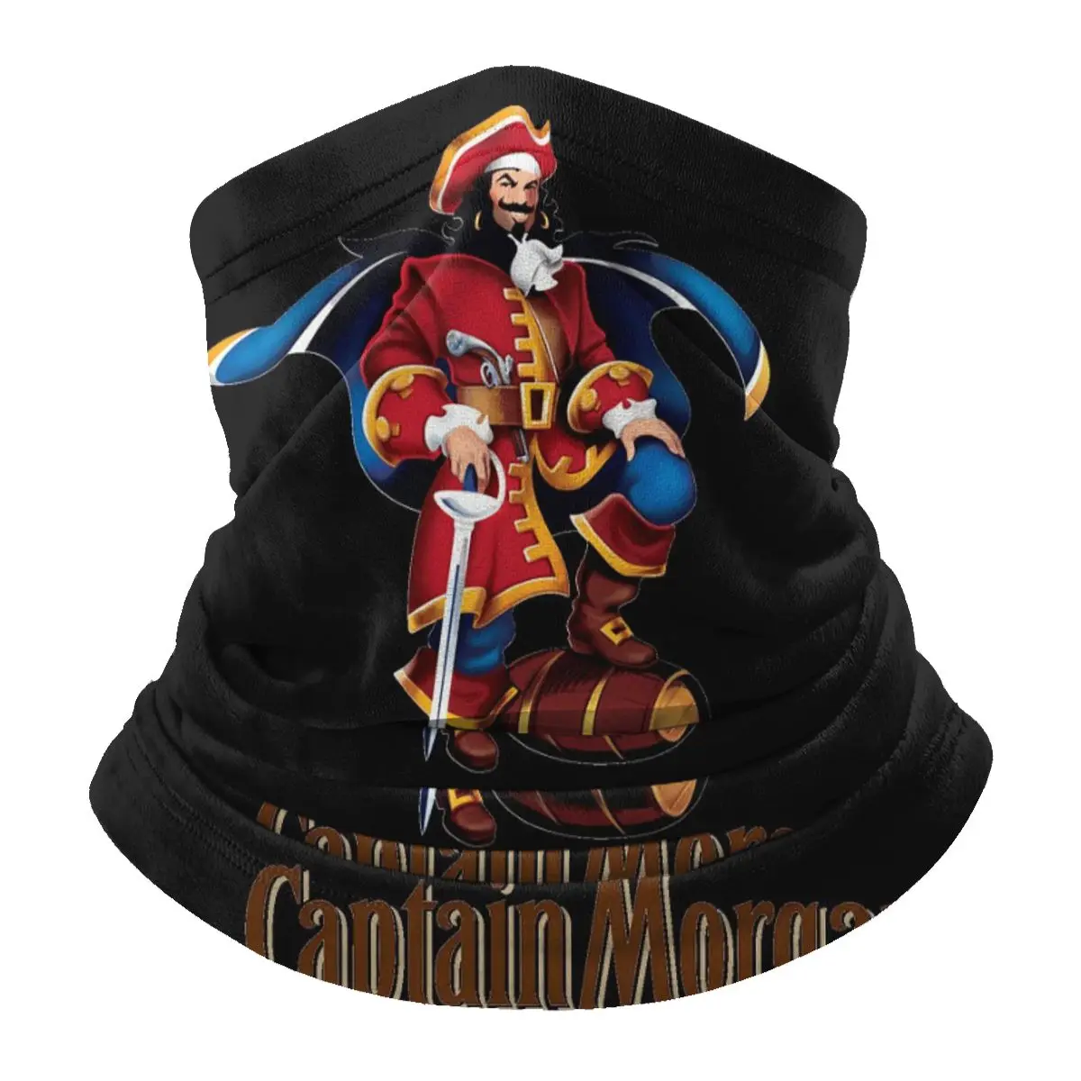 

Captain Morgan Rum Fashion Neck Warmer Headscarves Soft Winter Auturm Breathable Balaclava Mask Scarf For Men Woman Teens Boys