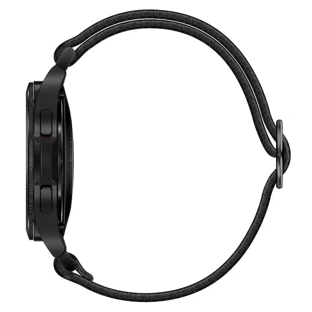 Nylon loop strap for Samsung Galaxy Watch 4/Huawei Watch GT2/Amazfit GTR Adjustable fabric elastic bracelet strap for 22mm 20mm
