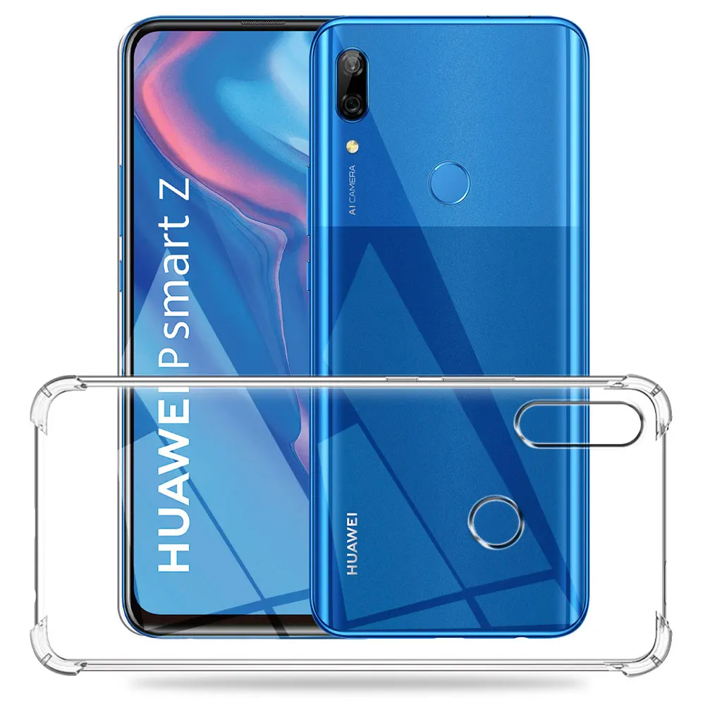 Чехол для Huawei P smart Z противоударные чехлы телефонов Силиконовый мягкий