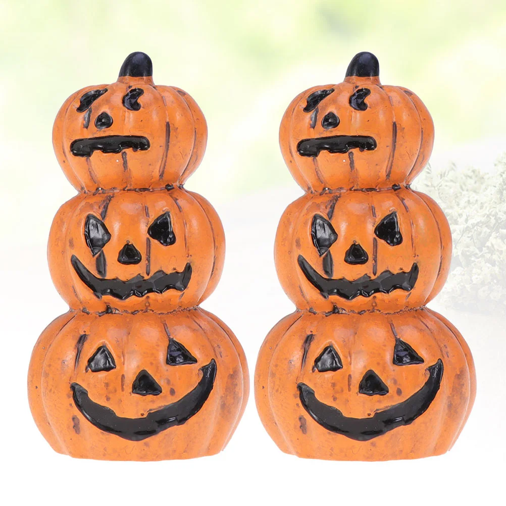 

Miniature Figure Decoration Pumpkin Statue Accessory Mini Ornamentsthanksgiving Autumn Figurine