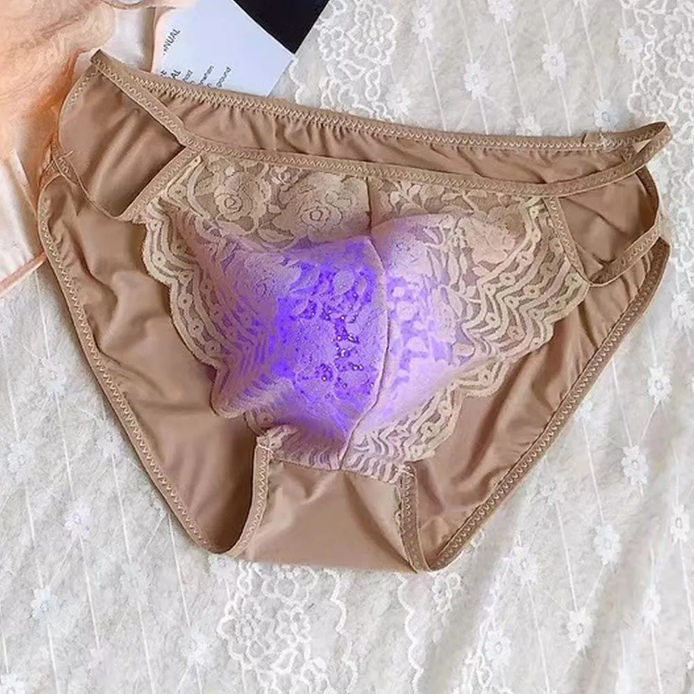 

Sissy Pouch Underwear For Men Sexy Lace Sheer G String Briefs Thongs Underwear Gays Lingerie Underpants Quick Dry Panties