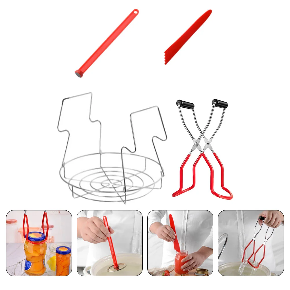 

Набор для консервирования 1 комплект, бытовая банка, подъемный инструмент, зажим для консервирования, кухонный инструмент