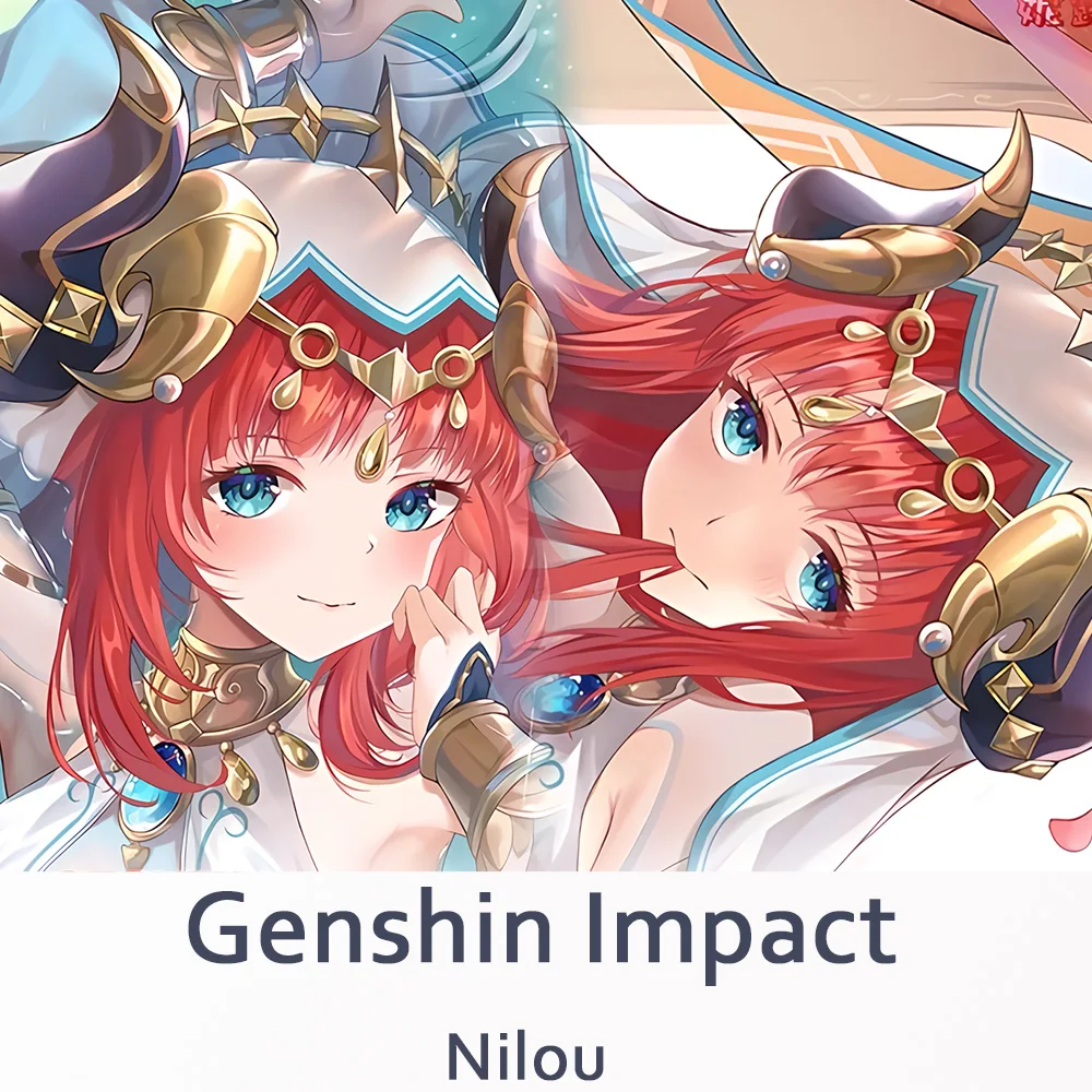 

Dakimakura Genshin Impact Nilou Pillow Cover Hugging Body Pillow Cushion Case Otaku Full Body Pillowcase