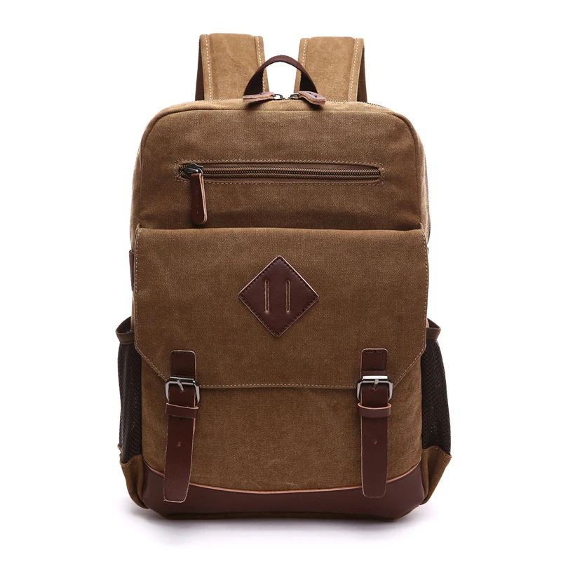 

New Retro Men Women's backpacks Large-capacity Canvas Back Pack Students' School Bags Travel Shoulder Bag Hiking Luggage For Man