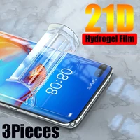 21d hydrogel film for realme 7 6 pro xt x2 pro gt master edition full cover screen protector oppo a9 a5 2020 a5s a1k not glass