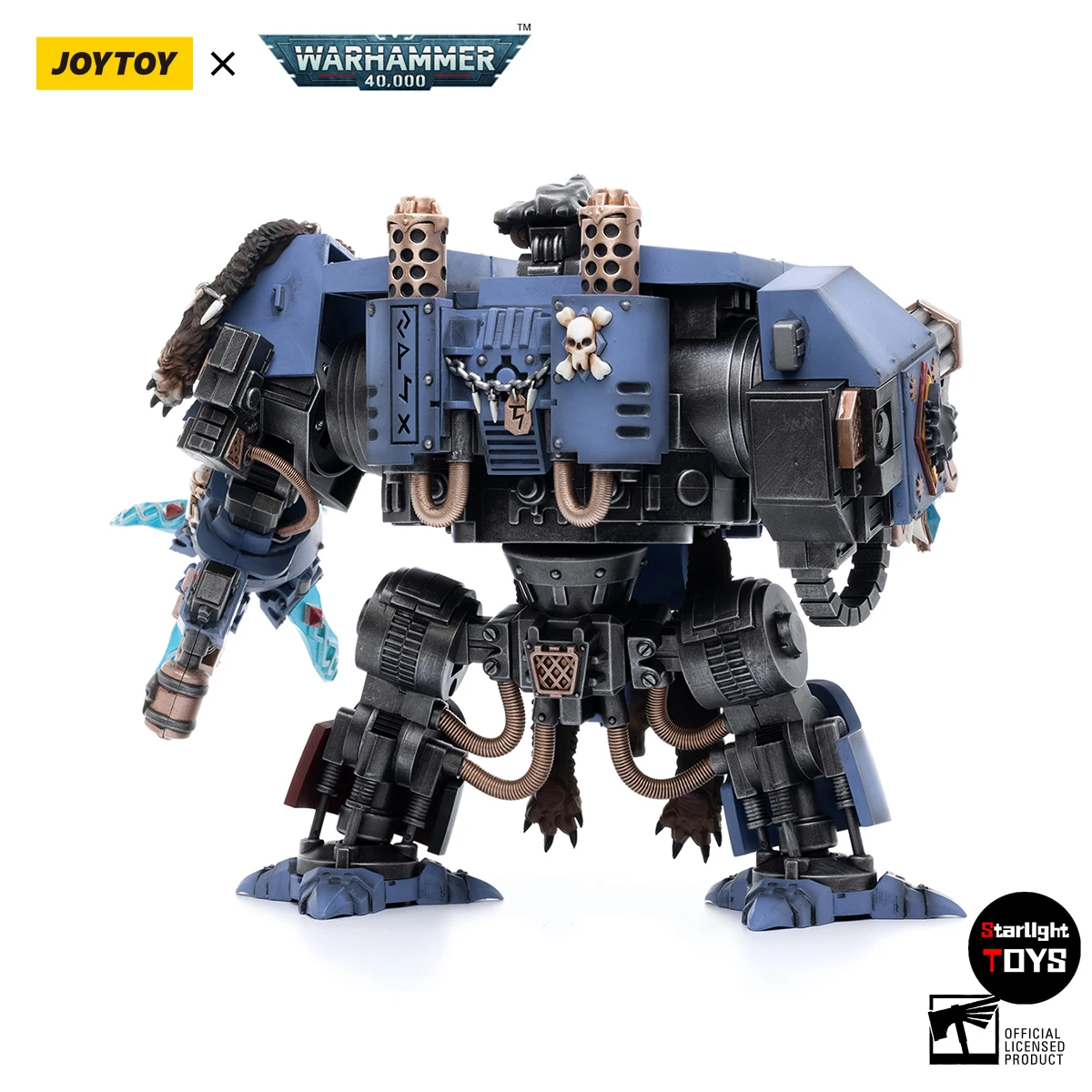Фото 【В наличии】JOYTOY 1/18 Фигурка Warhammer 40K Space Wolves Bjorn The Fell-Handed Model Toy Doll №3