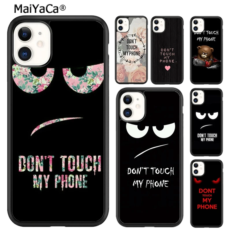 MaiYaCa Do Not Touch My чехол для телефона iPhone 16 15 SE2020 6 7 8 plus 11 12 mini 13 14 pro max