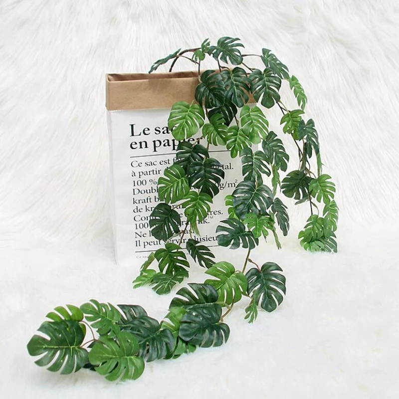 

Home Decoration Artifical Decoration Vine Delicate Artificial Ivy Leaf Garland Plant Vine Fake Foliage Party Wedding Decoration