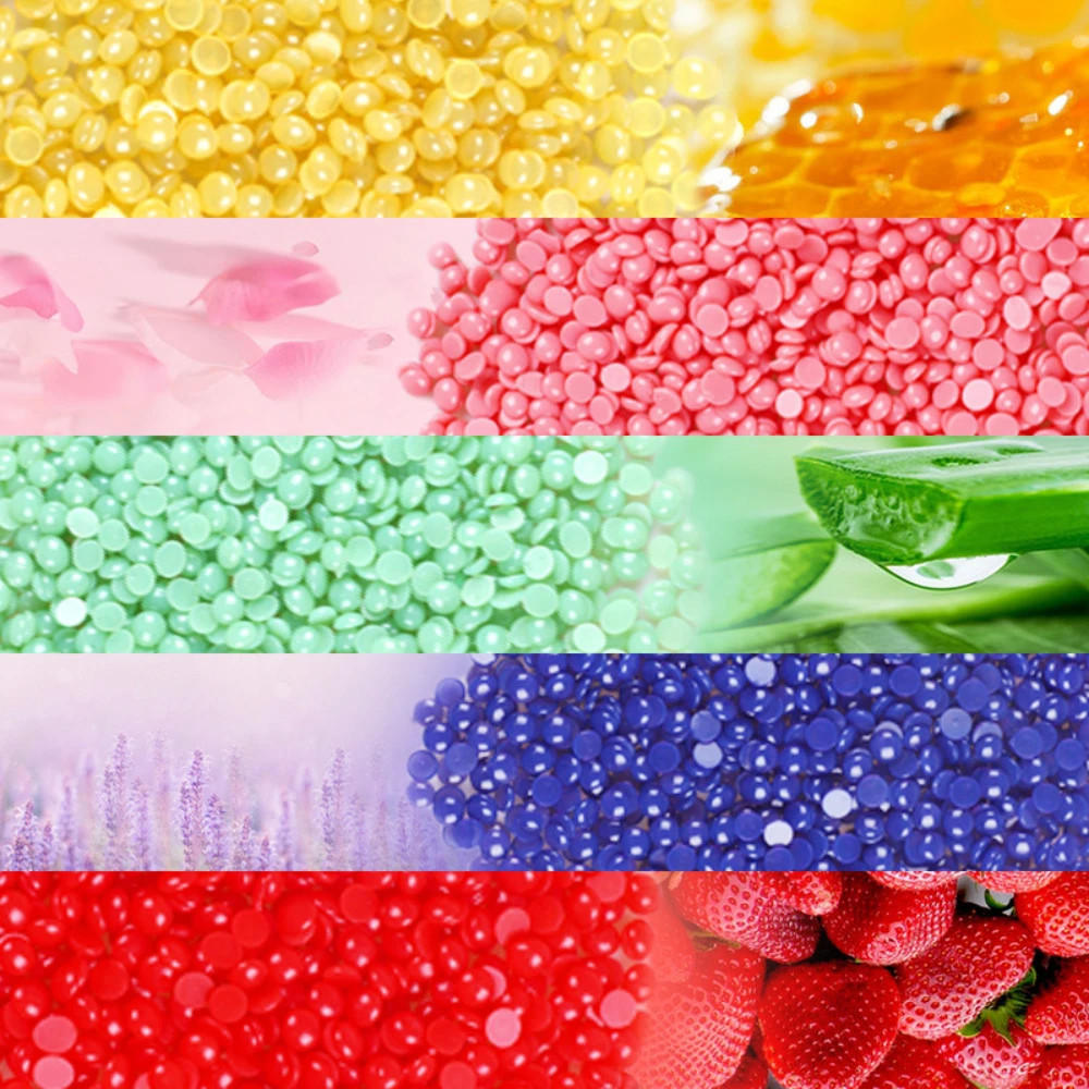 Воск в гранулах для мужчин и женщин твердый воск депиляции без полосок зоны