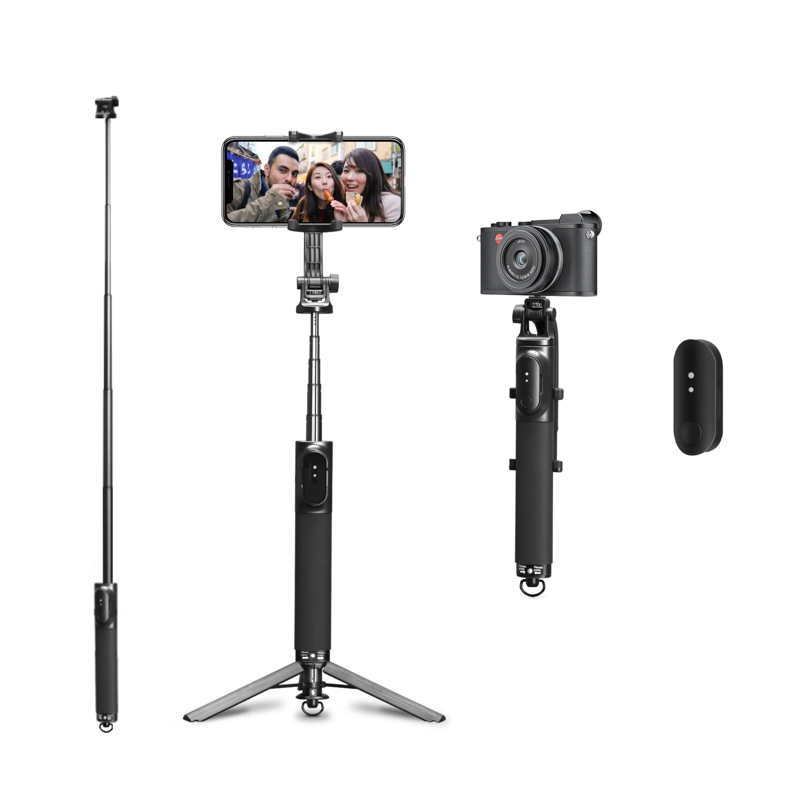 Обновленная селфи-палка AFAITH, штатив для смартфона, Беспроводное дистанционное управление, Bluetooth, вращение на 360 °, зажим для телефона, штатив-Монопод