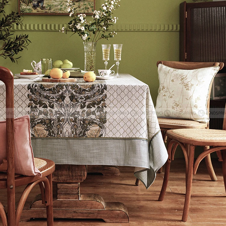 

Hoopoe скатерть винтажная скатерть утолщенная скатерть из крученой льна