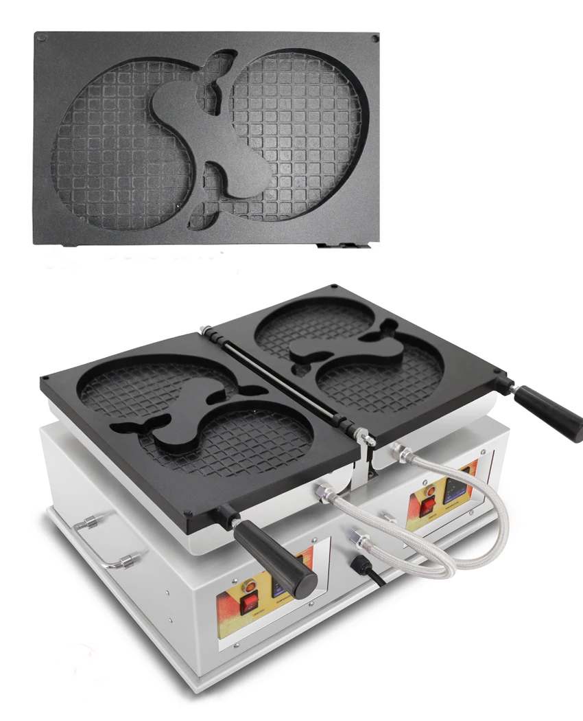 

Snack machine electric dolphin shape waffle machine for sale custom waffle maker Oven Backing Machine