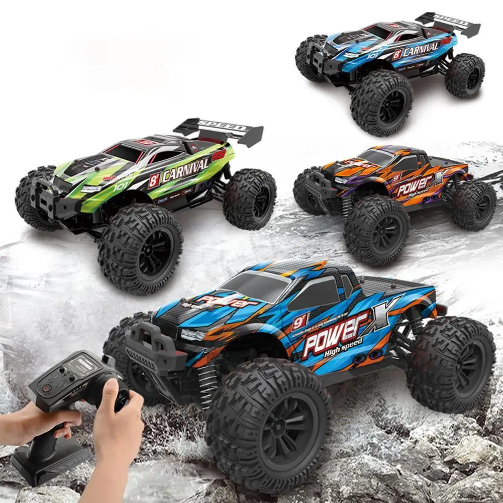 1:18 Rc  Car 2.4g Four-wheel Drive High-speed Car Off-road Climbing Remote Control Drifting Electric Toy enlarge