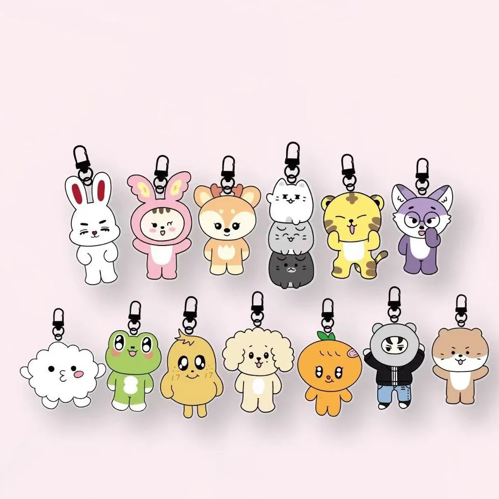 Брелок Kpop JEONGHAN JUN акриловый милый мультяшный брелок для ключей автомобильный