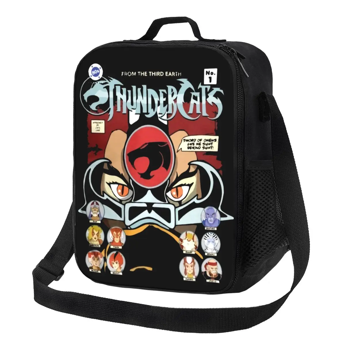 

Cartoon Anime Thundercats Portable Lunch Box Women Leakproof HiMan Cheetara Cooler Thermal Food Insulated Lunch Bag Office Work