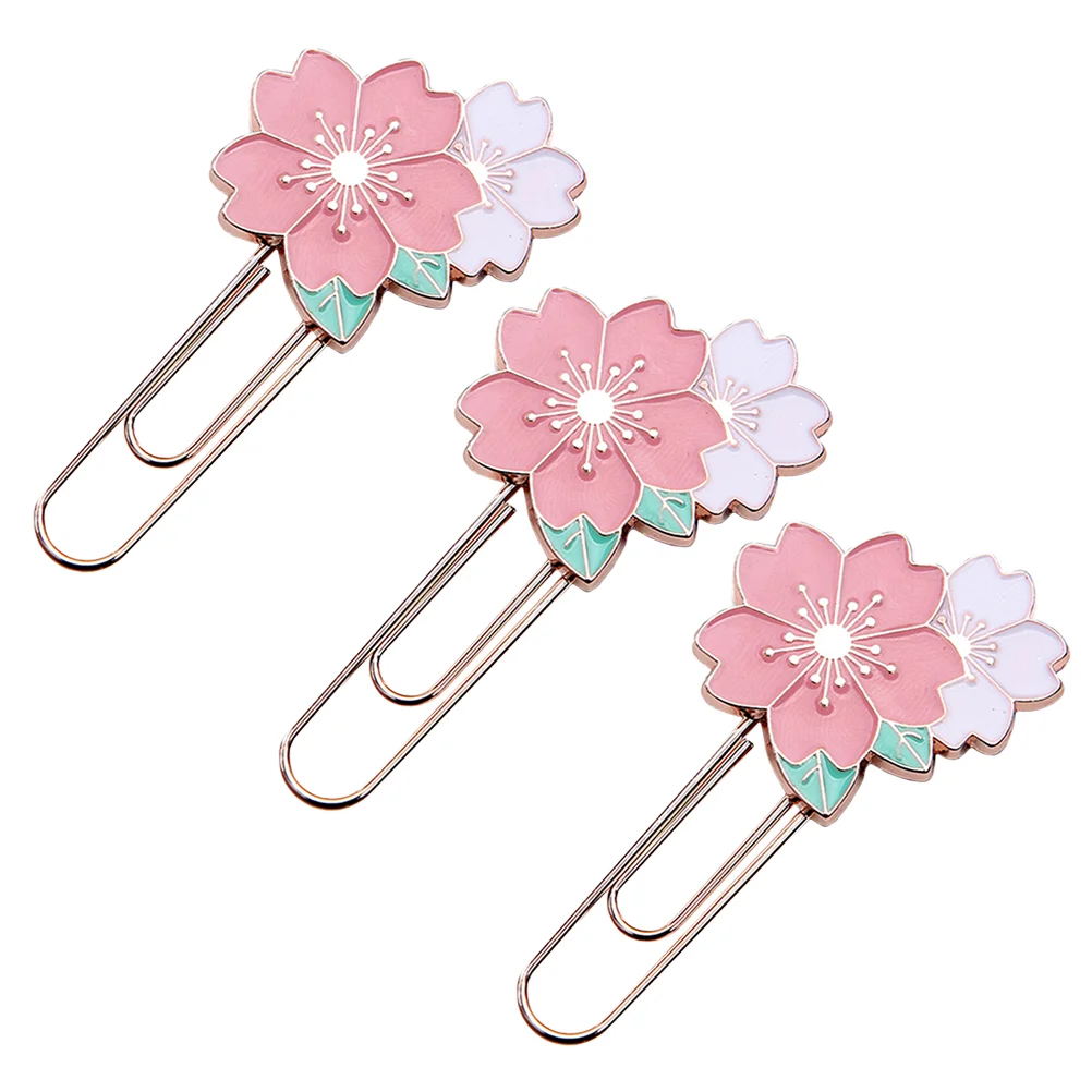 

Paper Clip Clips Bookmark File School Holder Wire Cute Metal Planner Office Binder Bookmarks Steelmemoclamp Clamps Flower