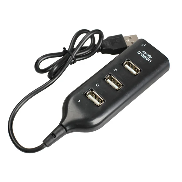 Высокоскоростной Универсальный USB-разветвитель на 4 порта USB 2 0 с разъемом для