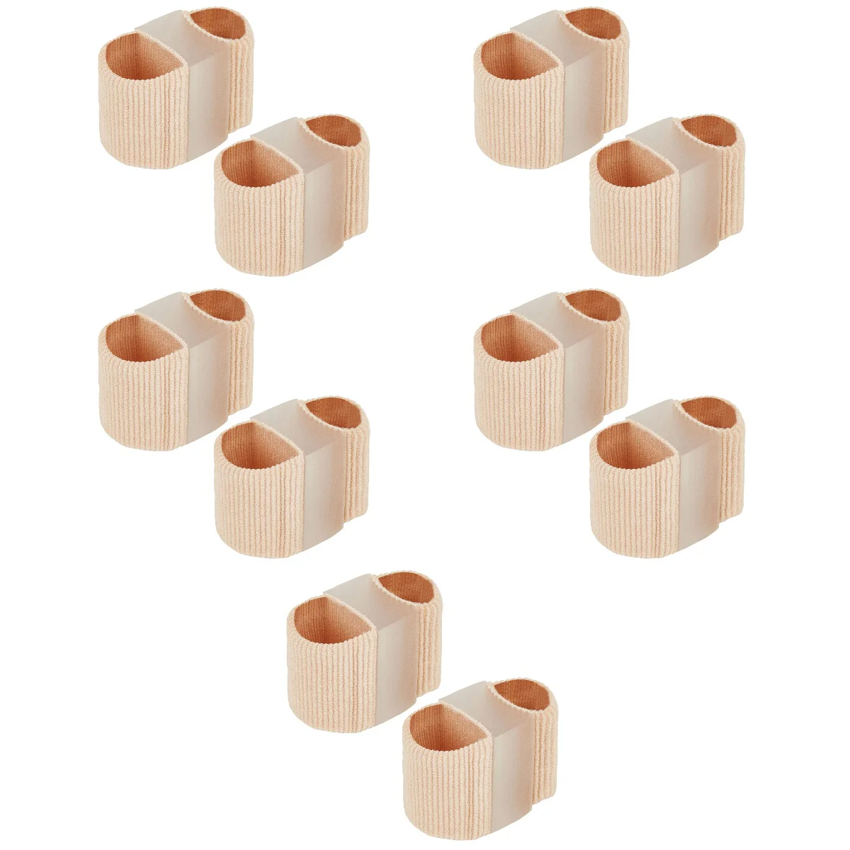 

10 Pcs Toe Corrector Hammer Men Foot Orthotics Night Splint Care Supplies Separaters Straightener Separators