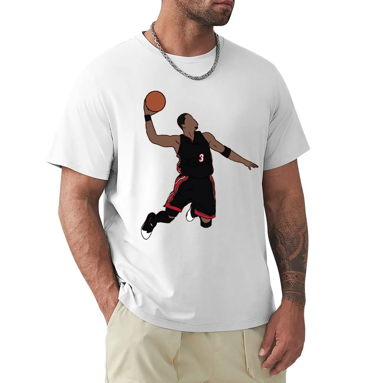 

Dwyaneer And Wade D-Wade WOW 2023 Basketball Stars (5) Basketballer Team Sports Kemp Classic Vintage Leisure Top Tee Eur Size