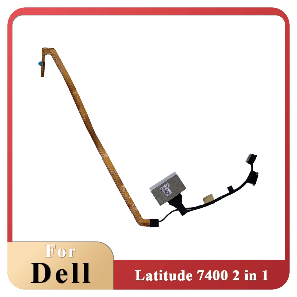 Фото Новый гибкий кабель видеоэкрана для ноутбука Dell Latitude 7400 E7400 2 в 1, ЖК-дисплей, светодиодный ленточный кабель для камеры 0TGY9N DC02C00J400 №1