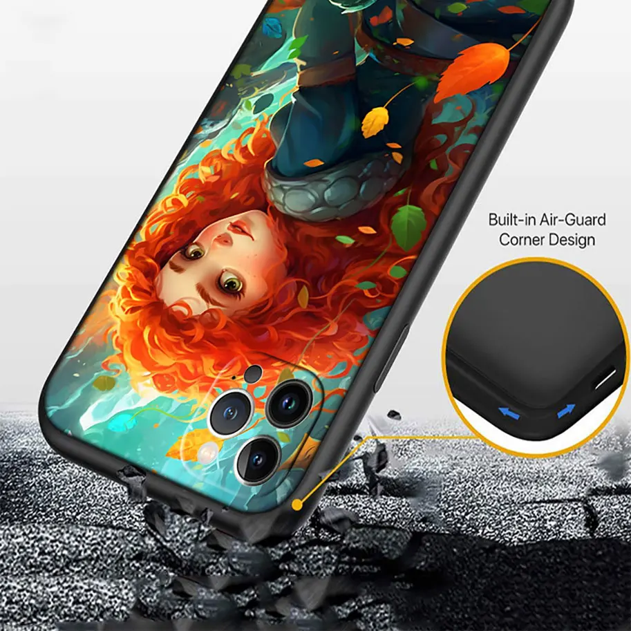 LS12 новый высококачественный чехол для сотовых телефонов Disney Brave iPhone 15 14 13 12 11 Pro Max