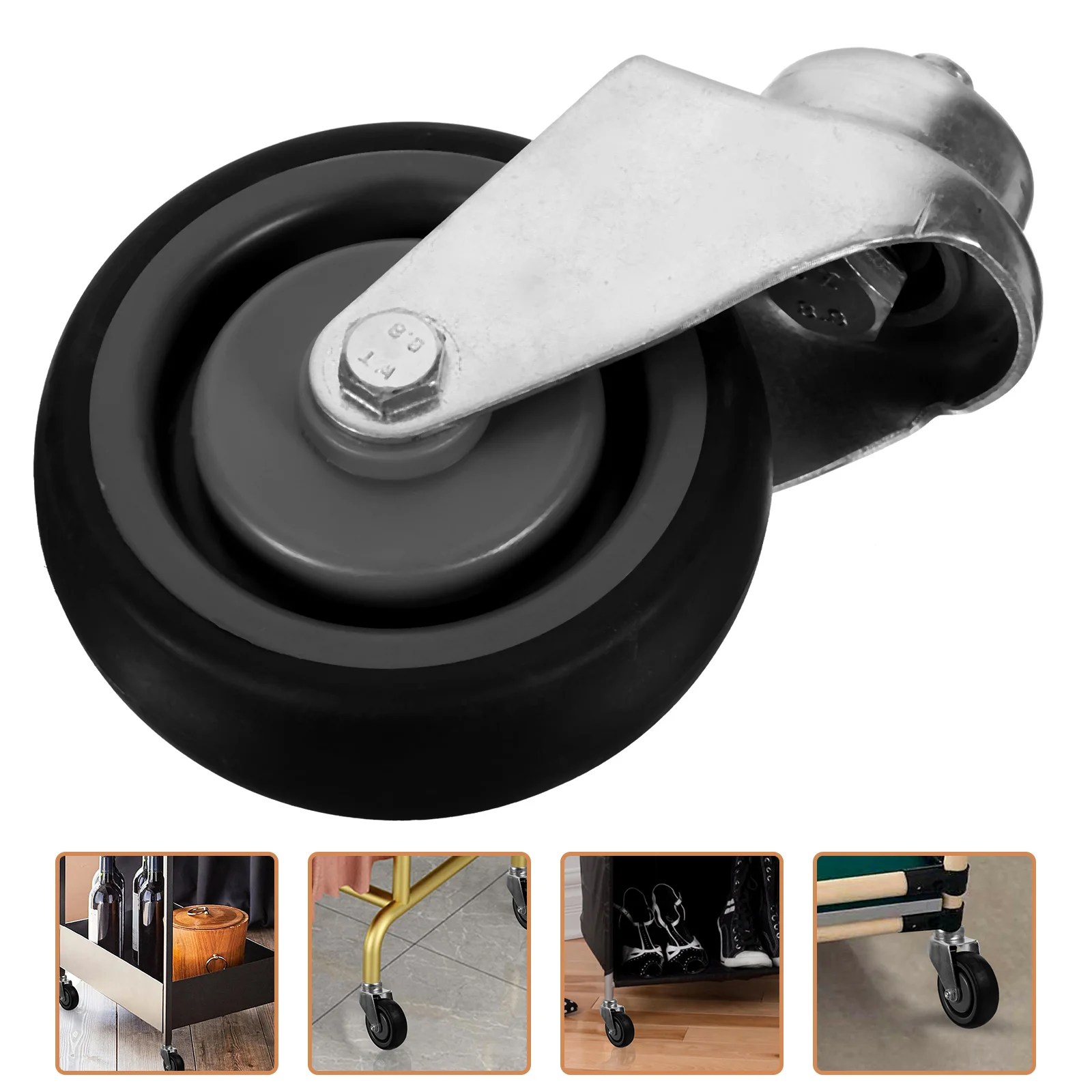 

Swivel Caster Trolley Caster Wheel Supermarket Trolley Caster Wheel Cart Wheel(4'')
