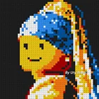 2500 точек, DIY поп-арт, немецкий герб, Пиксельная мозаика, домашняя знаменитая декоративная живопись, строительные блоки, набор MOC, креативный подарок