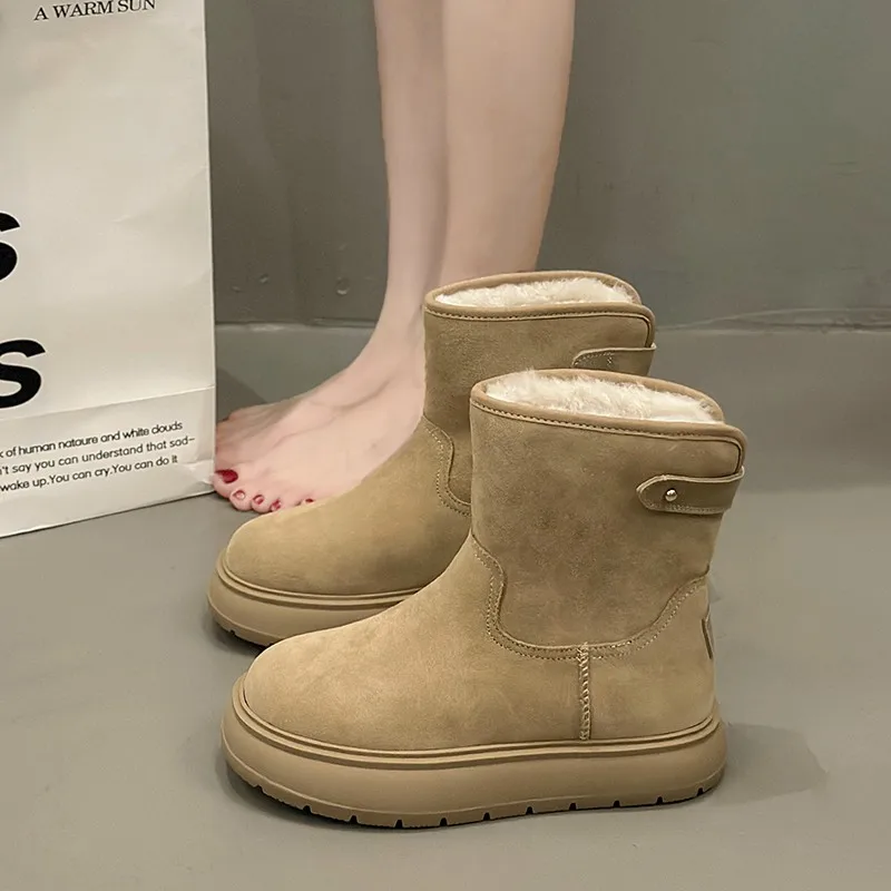 Зимние сапоги для женщин зимняя обувь женские ботинки 2024 мягкие Australi