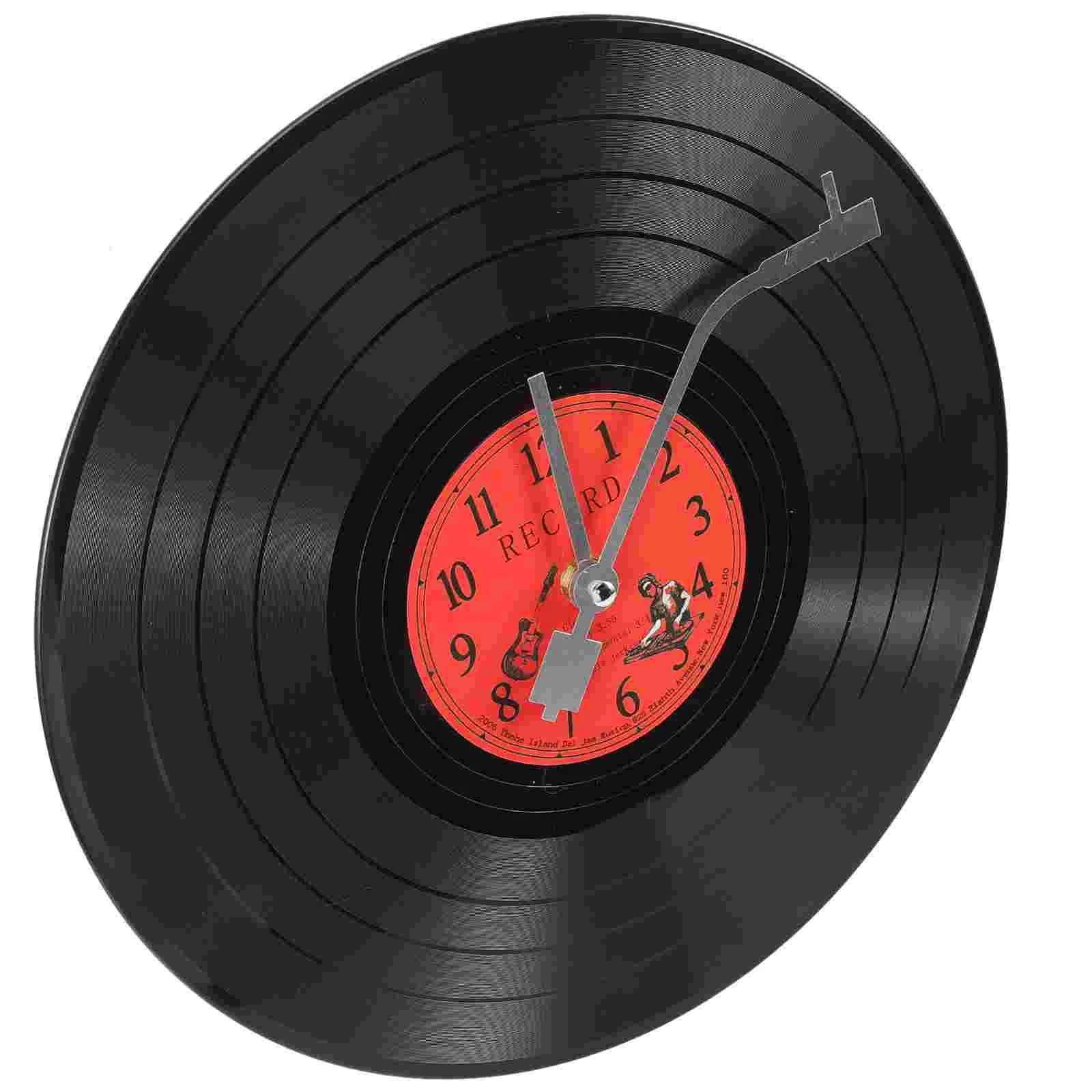 

Creative Lasting Quality Wall Clock Decor Vinyl Record Wall Clock Household Wall Clock Exquisite Wall Clock for Gift Option