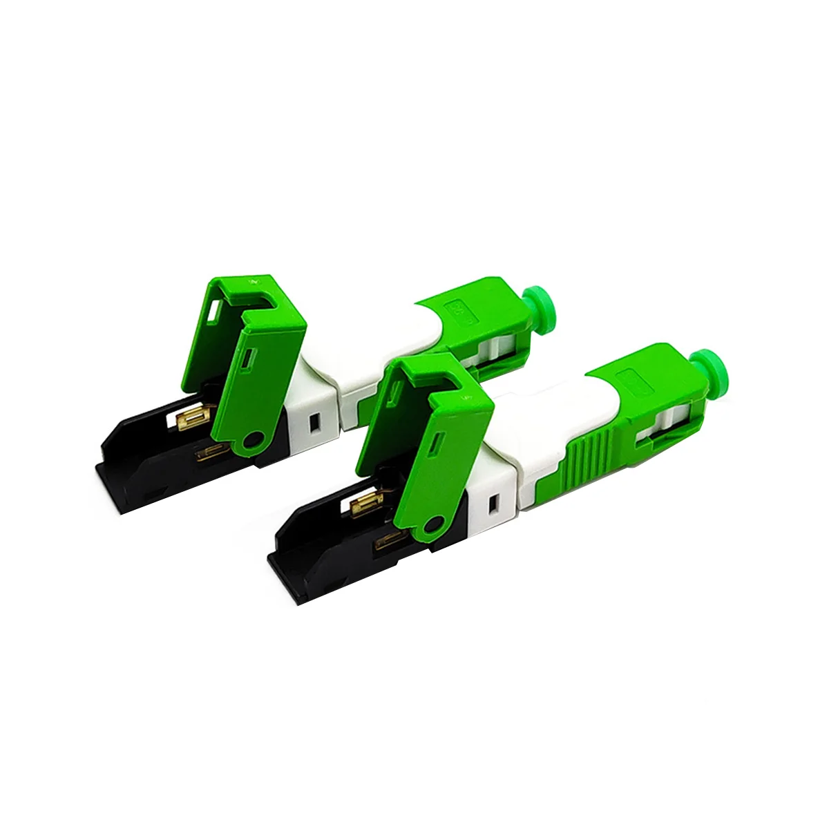 

100 шт./партия, одномодовые волоконно-оптические соединители FTTH ESC250D SC/APC