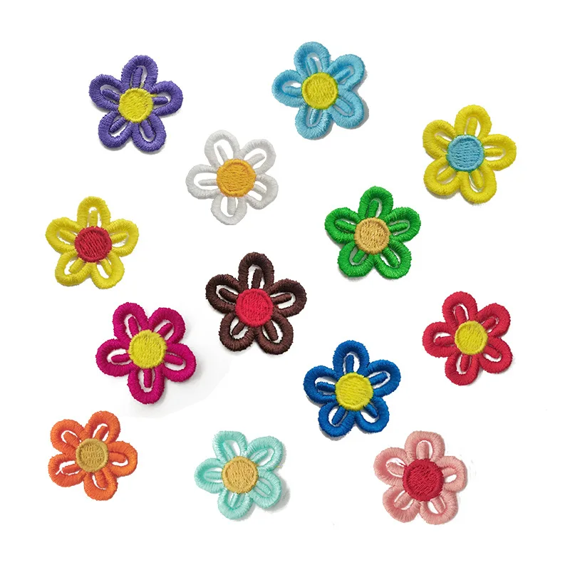 

100pcs/Lot Sew Luxury Embroidery Patch Hollow Flower Shirt Bag Dress Bra Hair Clothing Decoration Accessory Craft Diy Applique
