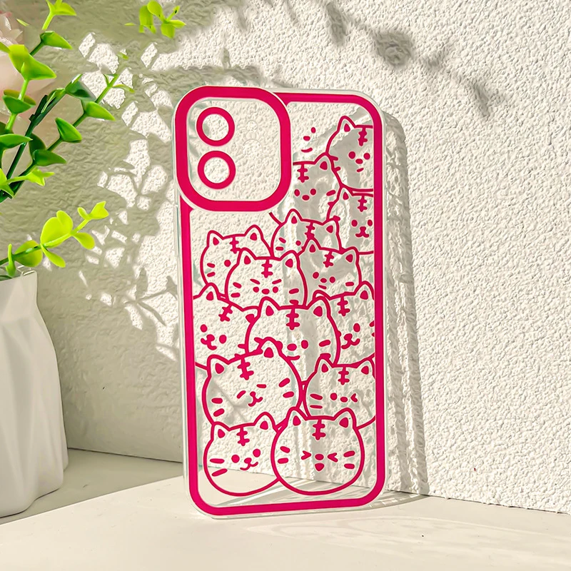 

Cute Little Tiger Soft Silicone Phone Case For IPhone11 12 13 Pro Max Mini X XS Max XR 6 6s 7 8 Plus SE2 OPPO VIVO Huawei Xiaomi