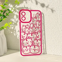 cute little tiger soft silicone phone case for iphone11 12 13 pro max mini x xs max xr 6 6s 7 8 plus se2 oppo vivo huawei xiaomi