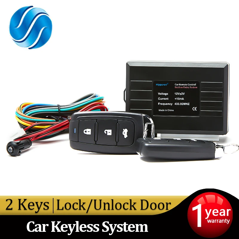 

Car Remote Central Door Lock Keyless System Central Locking with Car Alarm Systems Auto Remote Central Kit Remote Control