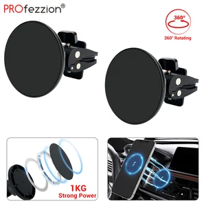 2 pack new magnetic car phone holder stand 1kg strong suction power car air vent mount clip for magsafe case iphone 1312 seires free global shipping
