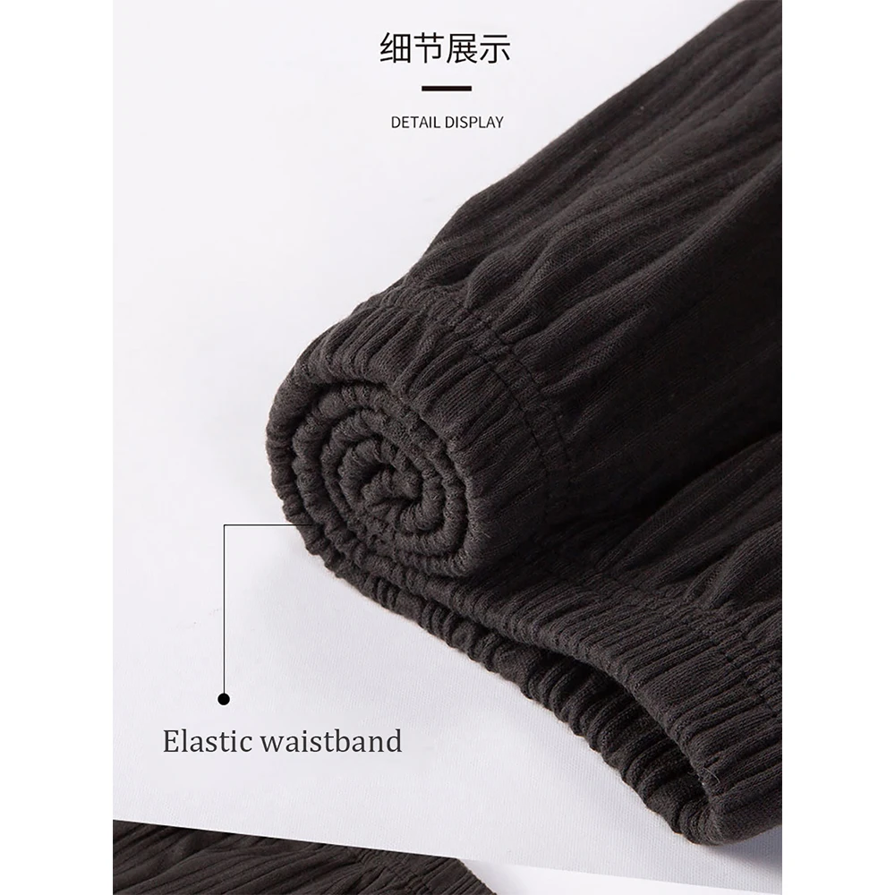 Summer Thin Cotton Pajamas Man Comfortable Plaid Pajama Pants Casual Elastic Waistband 3XL Home PJ Pants Bottoms pyjama homme