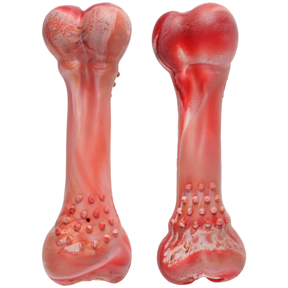 

Жевательная игрушка для собак, резиновая почти неразрушаемая кость для собак, игрушки для щенков против укусов, для маленьких, средних и бол...