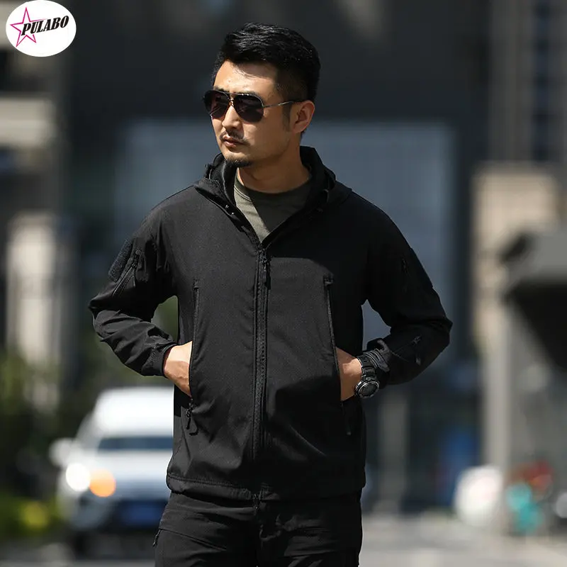 

PULABO 2023 Men Jacket Spring Autumn New Military Fleece Tactical Thermal Breathable Western Thermal Sports Coat For Outdoor