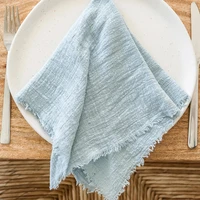 100 cotton cloth gauze table napkins 12 pcslot wedding party blue sage green terracotta cotton cheesecloth gauze table napkin