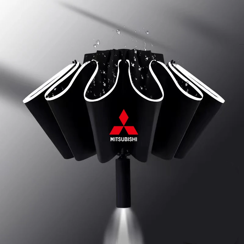

Для Mitsubishi Asx Lancer Pajero Outlander L200 Delica Eclipse со светодиодным фонариком Светоотражающая полоса зонтик заднего хода