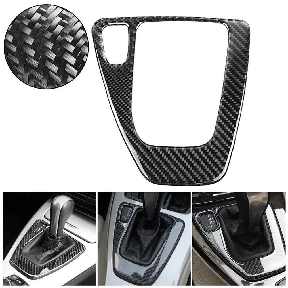 

Brand New Sticker Trim Car Accessories Carbon Fiber Gear Shift Left Driver Side 1pc For BMW 3 Series E90 E92 E93