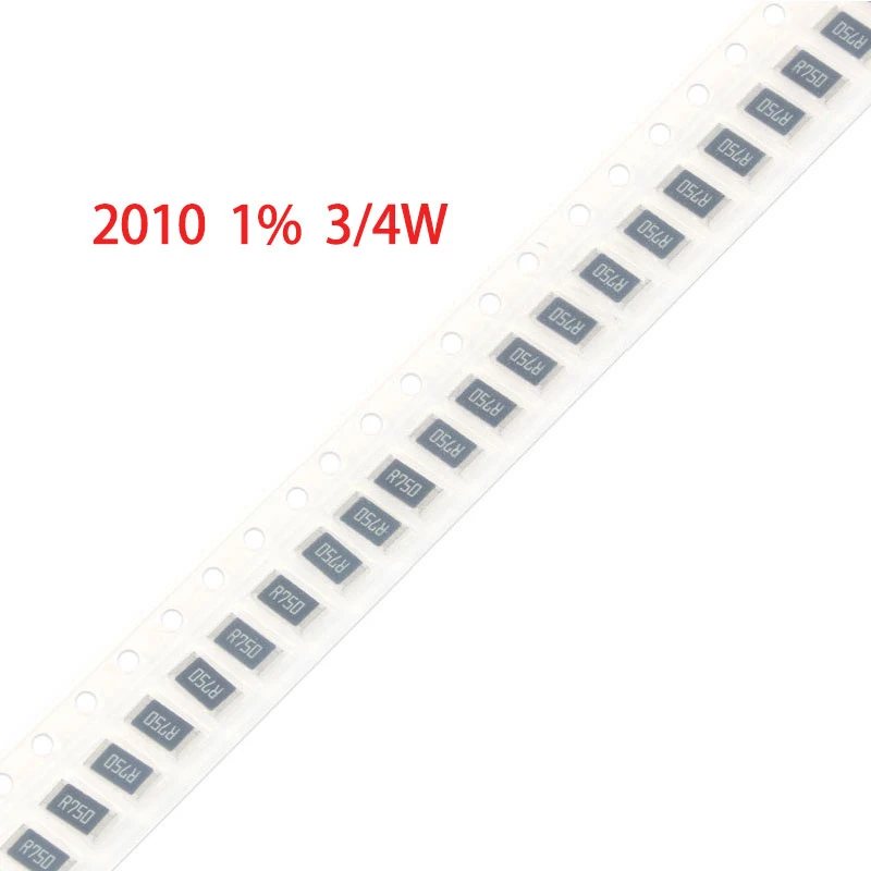 

50pcs 2010 SMD Resistor 1% 3/4W 0.01 0.02 0.033 0.047 0.068 0.1 0.15 0.2 0.22 0.3 0.33 0.39 0.47 0.5 0.68 0.75 0.82 ohm