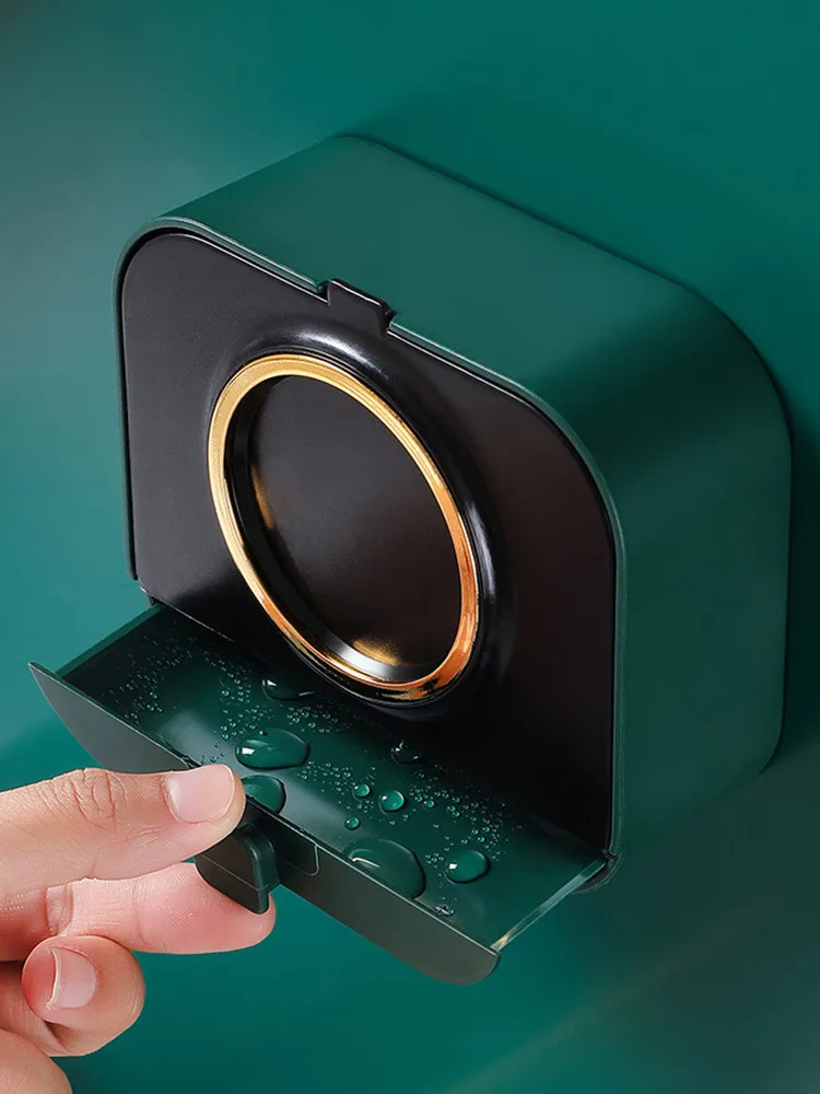 

Настенный держатель для мыла с крышкой, подставка для мыла с ситечком, для душа, ванной комнаты