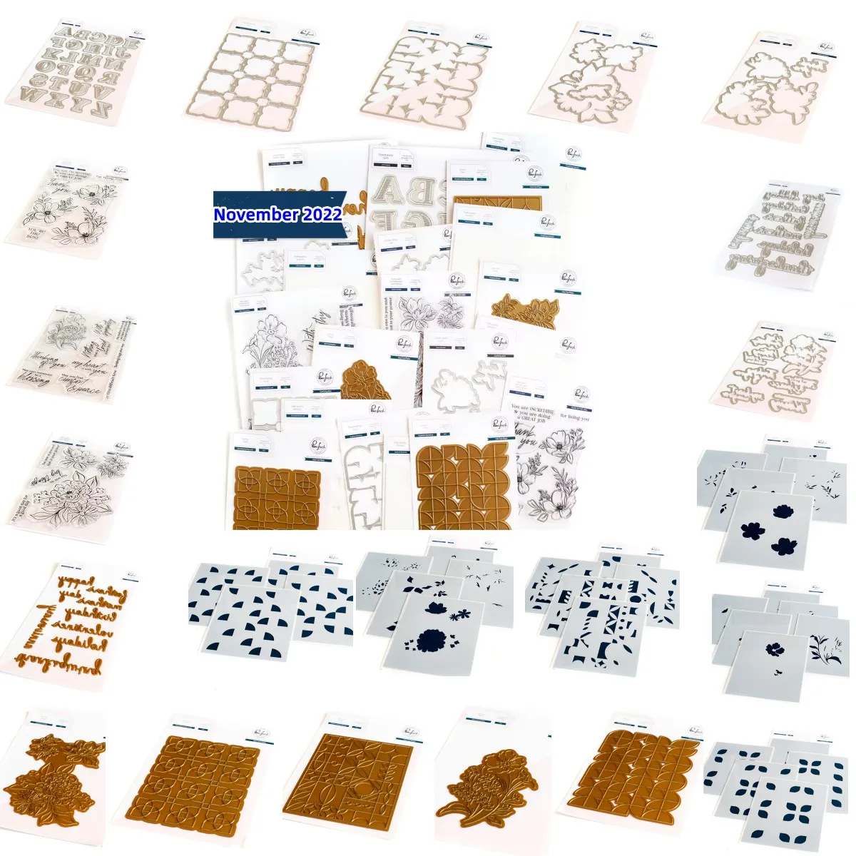 

Mother's Day Flowers 2022 New Arrivals Metal Cutting Dies Clear Stamps Stencils Hot Foil Scrapbook Diy Paper Card Album Mould