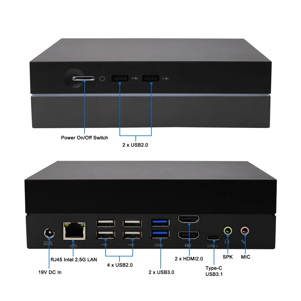 Новейший мини игровой ПК i9 12900H i7 12700H NVIDIA RTX3060 6G Thunderbolt 4 2 * DDR4 NVMe настольный