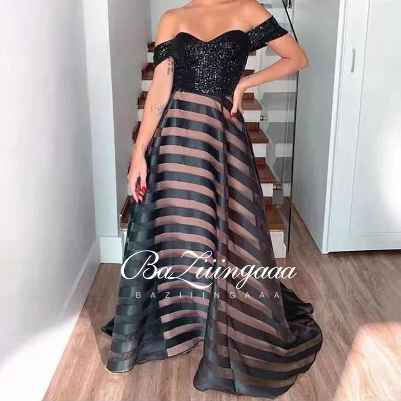 

Роскошное бальное платье BAZIIINGAAA, длинное женское платье 2021, вечерние платья с блестками, вечерние платья, женское платье для выпускного вече...